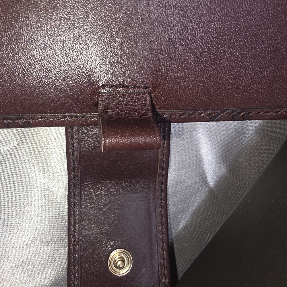 Gucci Burgundy Embossed GG Leather Agenda Cover - Picture 10 of 16